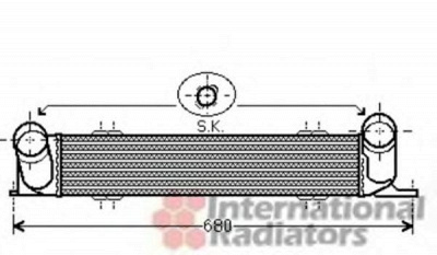 VAN WEZEL 06004378 -  Интеркулер